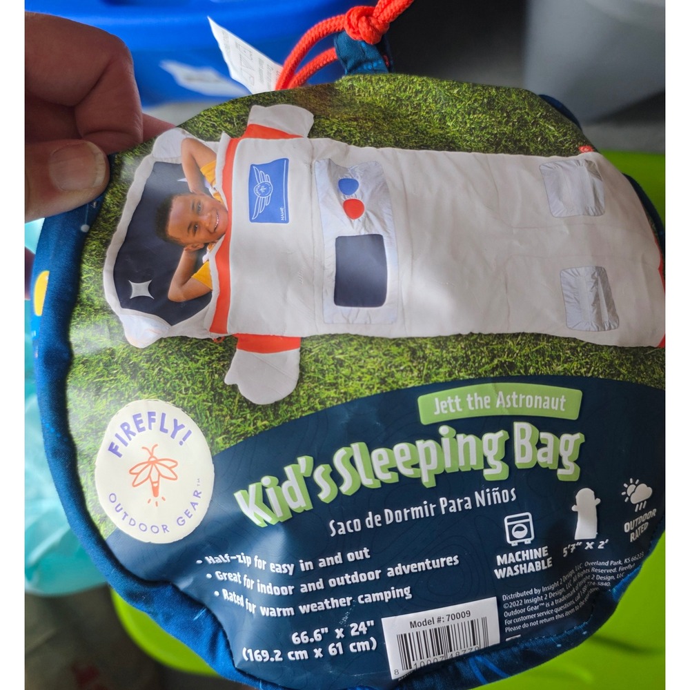 Firefly! Outdoor Gear Jett the Astronaut Kids Sleeping Bag 70009 White 66x24
